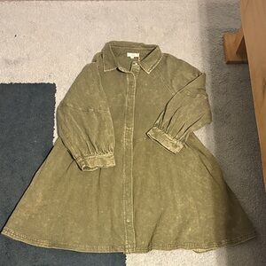 Entro Olive Green Dress